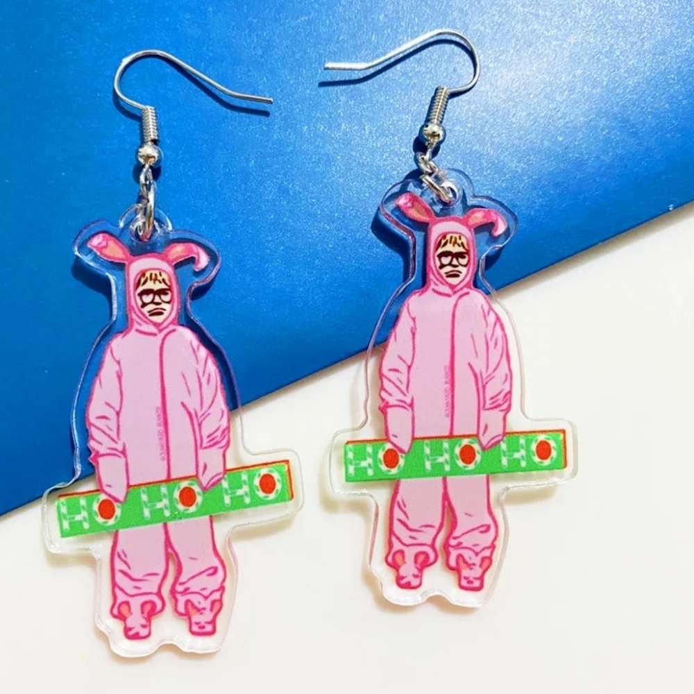 Ralphie in pink Bunny 🐰 A Christmas story